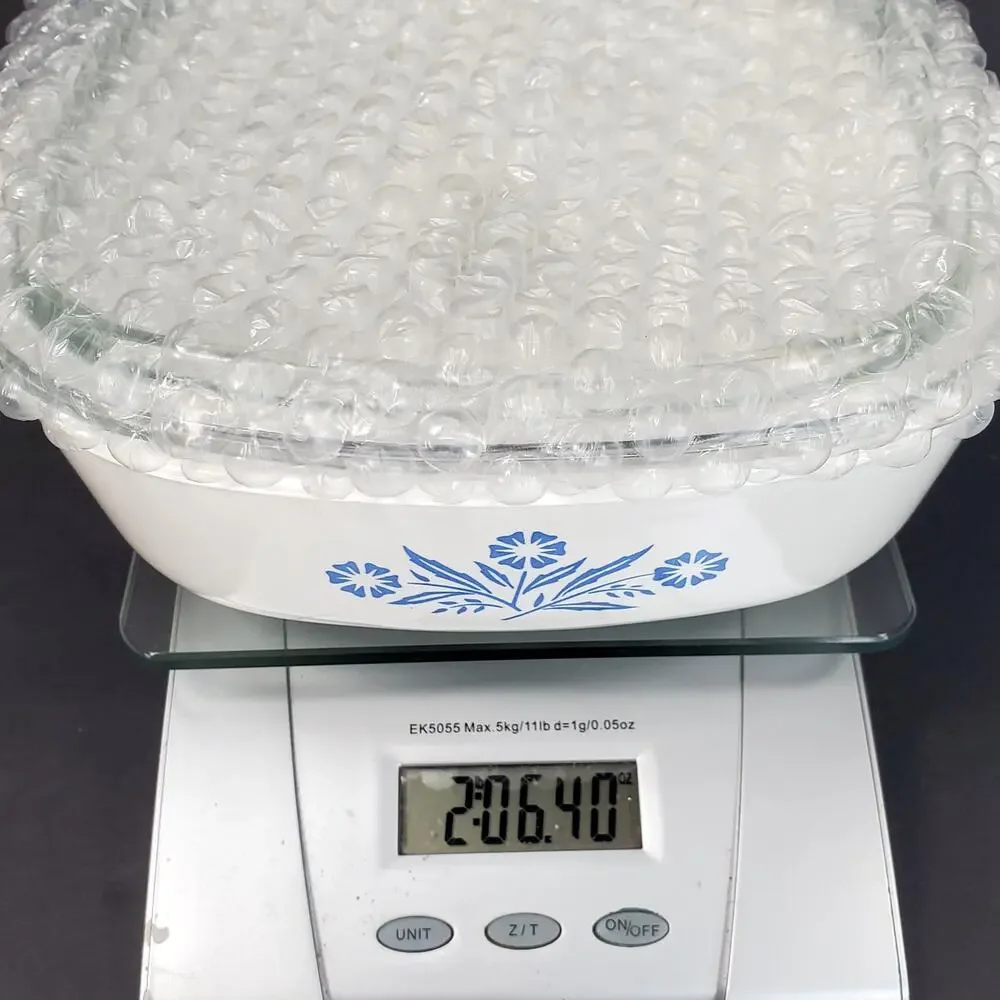 Vtg Corning Ware Casserole Dish Blue Cornflower 1 qt P-1-B Farmcore Country